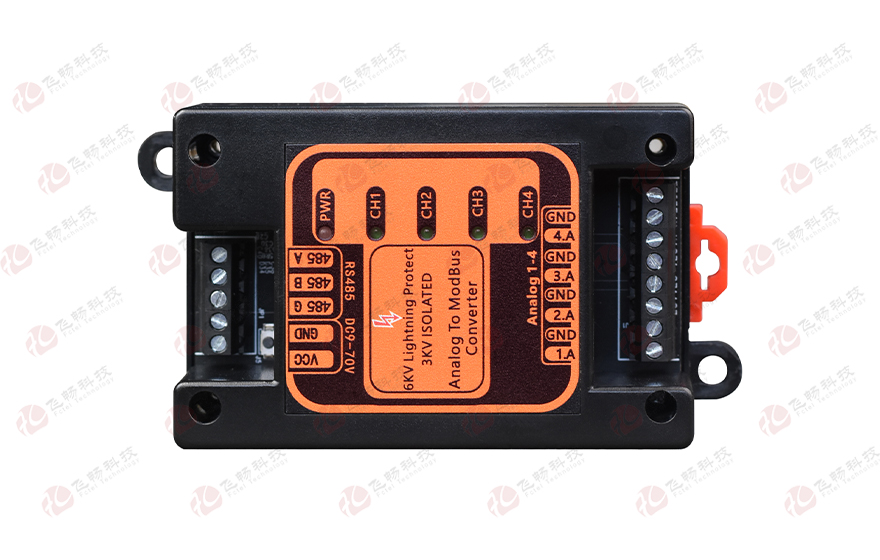 大香蕉视频在线观看科技-工业级 轨式4路模拟量输入 ModBus RTU