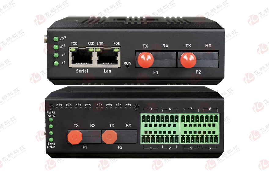 大香蕉视频在线观看科技-<b>工业轨式 16路DIDO AIAO 光纤自愈环网  ModBus RTU&TCP 采集器</b>