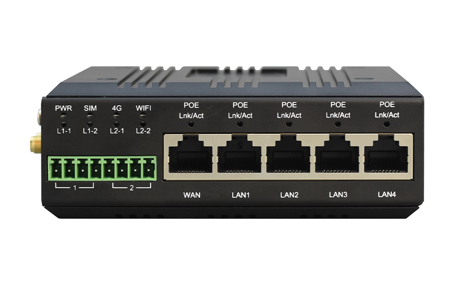 大香蕉视频在线观看科技-4xLan+1xWan+2路串口 4G路由器(支持双卡双待与POE供电)